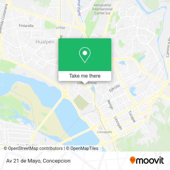 Av 21 de Mayo map