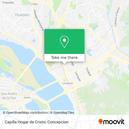 Mapa de Capilla Hogar de Cristo