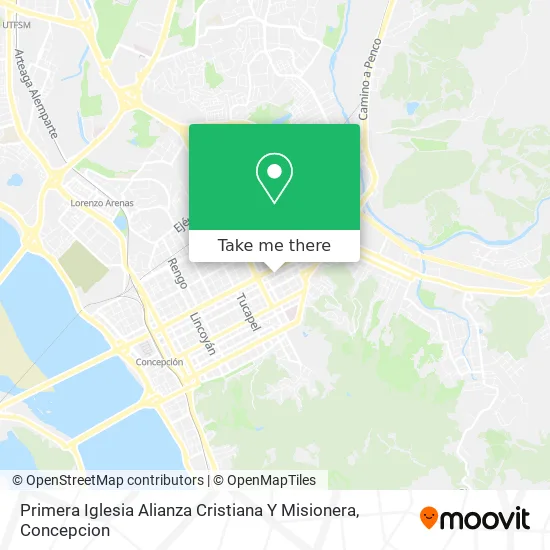 Mapa de Primera Iglesia Alianza Cristiana Y Misionera