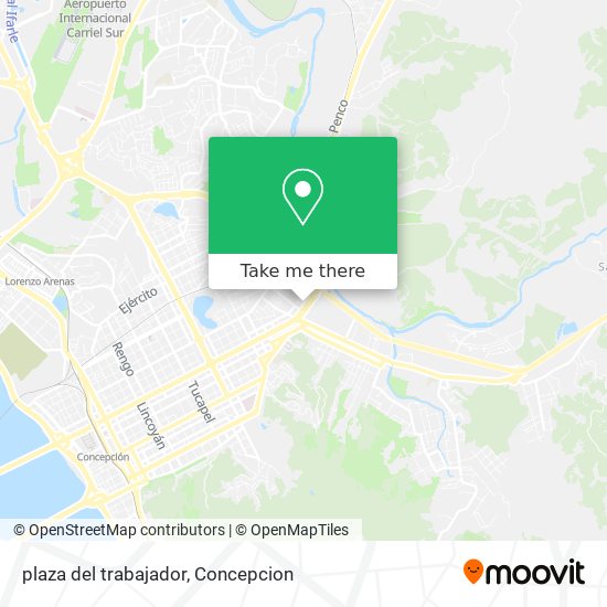 plaza del trabajador map
