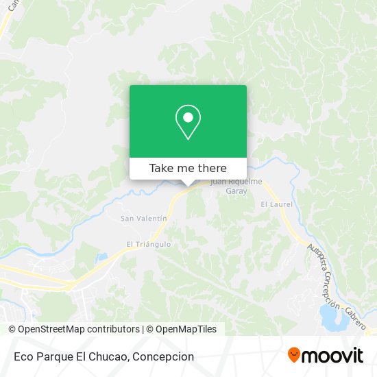 Eco Parque El Chucao map