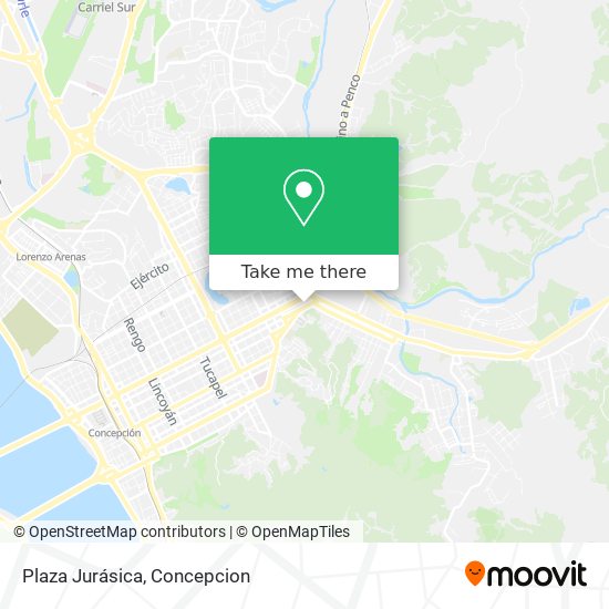 Mapa de Plaza Jurásica