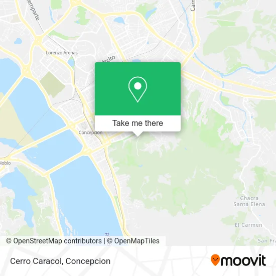 Cerro Caracol map