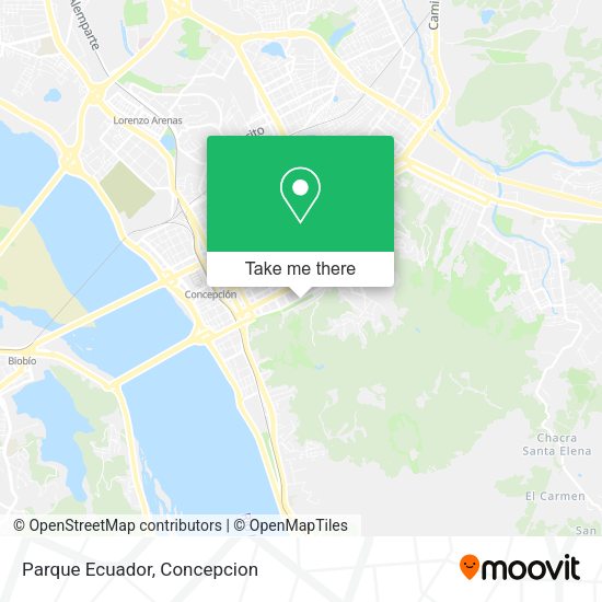 Mapa de Parque Ecuador