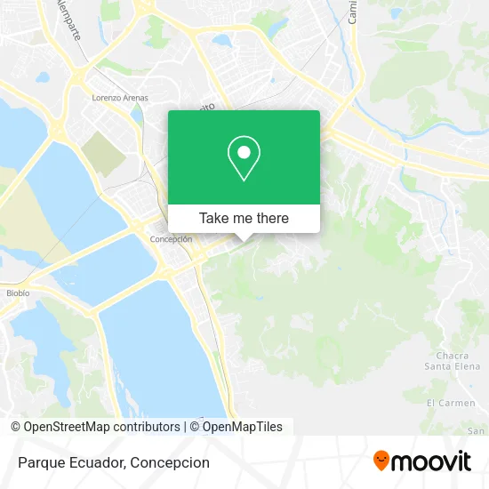 Mapa de Parque Ecuador