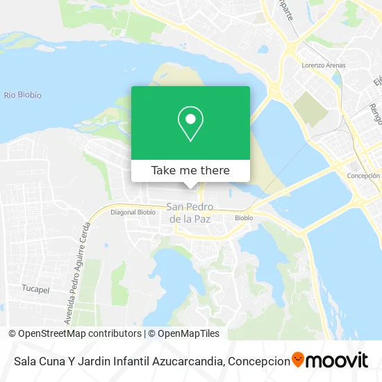 Mapa de Sala Cuna Y Jardin Infantil Azucarcandia