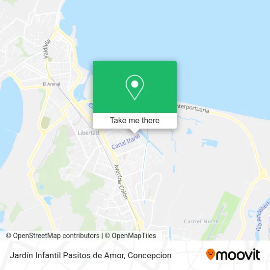 Mapa de Jardín Infantil  Pasitos de Amor
