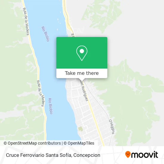 Cruce Ferroviario Santa Sofía map