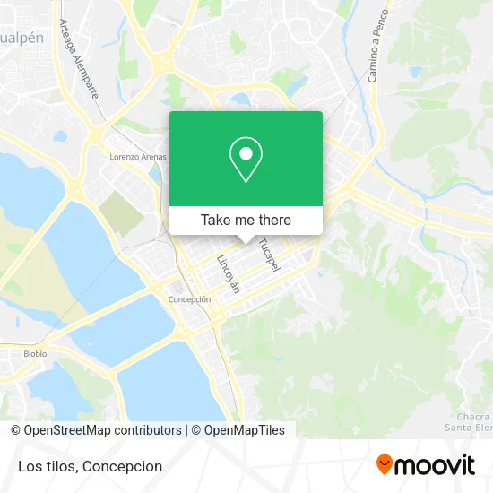 Mapa de Los tilos