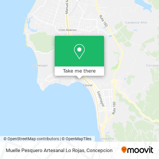 Muelle Pesquero Artesanal Lo Rojas map