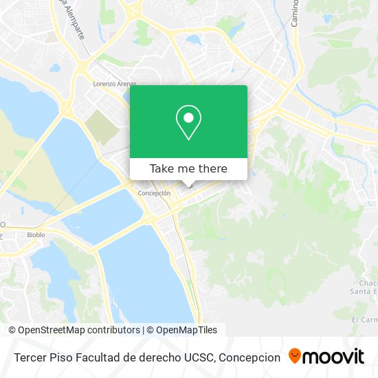 Tercer Piso Facultad de derecho UCSC map