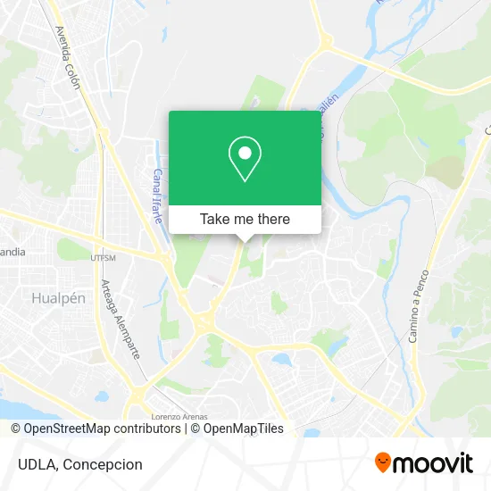 Mapa de UDLA