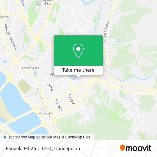 Escuela F-526 C.I.E.D. map