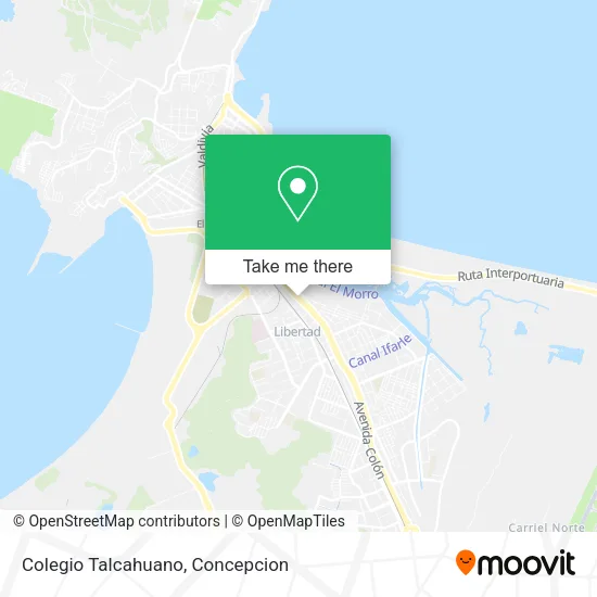 Mapa de Colegio Talcahuano