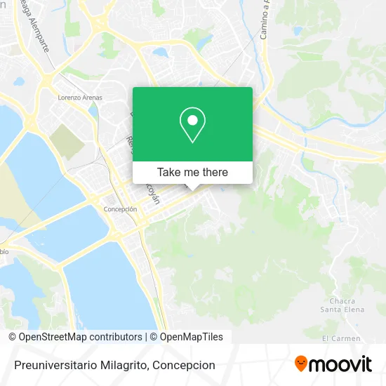 Mapa de Preuniversitario Milagrito