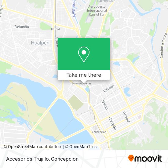 Mapa de Accesorios Trujillo