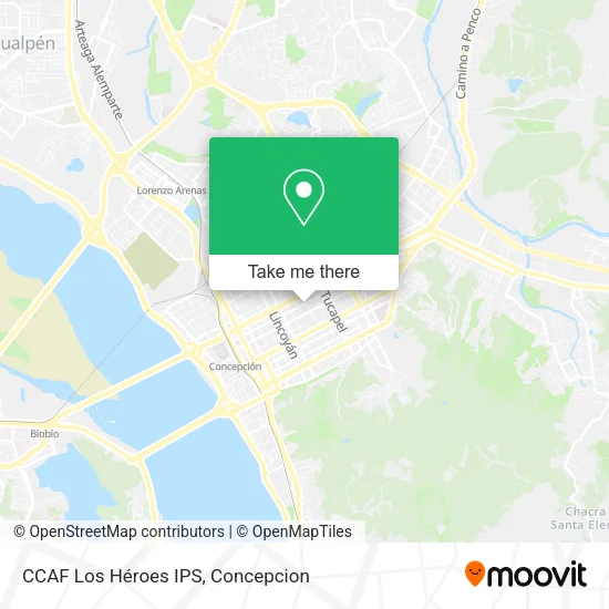 Mapa de CCAF Los Héroes IPS