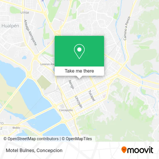 Mapa de Motel Bulnes