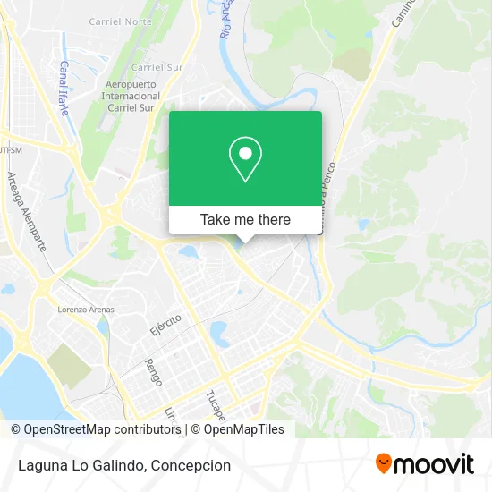 Mapa de Laguna Lo Galindo