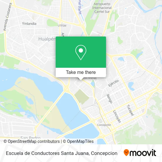 Escuela de Conductores Santa Juana map