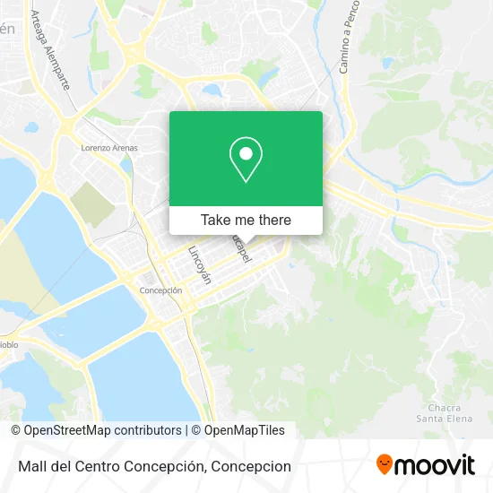 Mapa de Mall del Centro Concepción