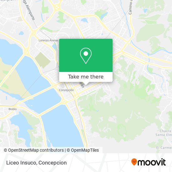 Mapa de Liceo Insuco
