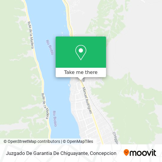 Mapa de Juzgado De Garantia De Chiguayante