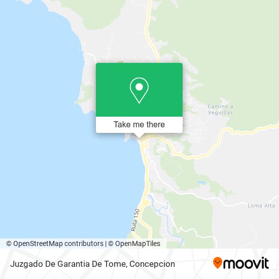Mapa de Juzgado De Garantia De Tome