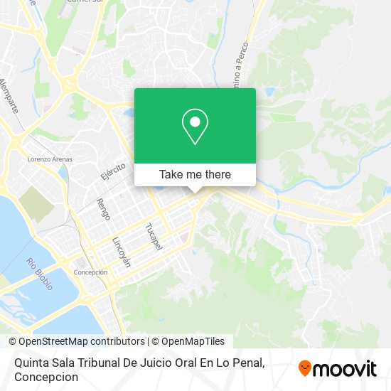 Quinta Sala Tribunal De Juicio Oral En Lo Penal map