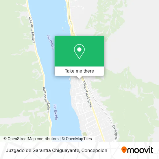 Juzgado de Garantía Chiguayante map