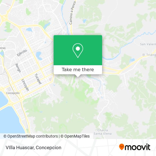 VIlla Huascar map