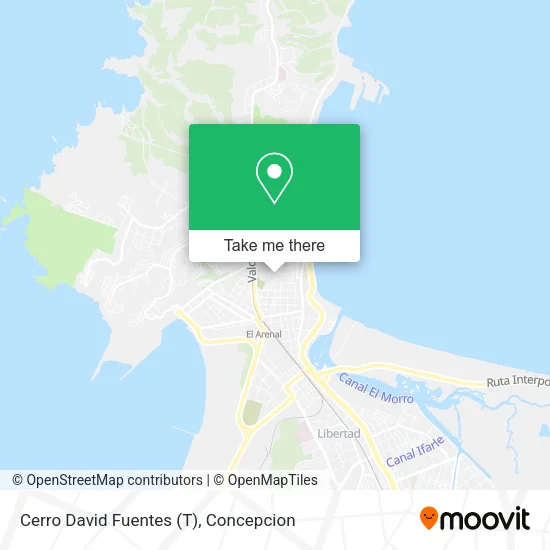 Mapa de Cerro David Fuentes (T)