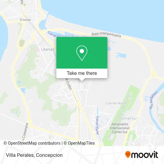 Mapa de Villa Perales