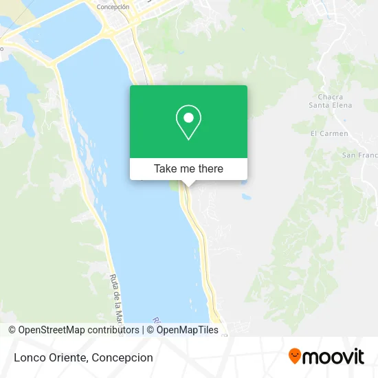 Mapa de Lonco Oriente