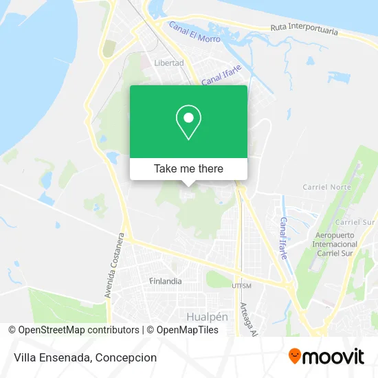 Mapa de Villa Ensenada