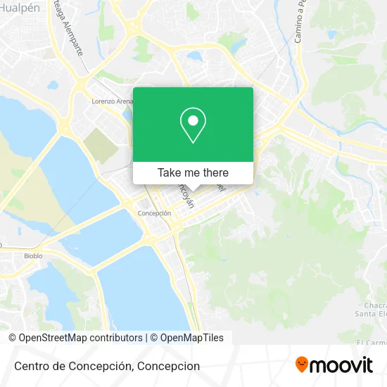 Mapa de Centro de Concepción