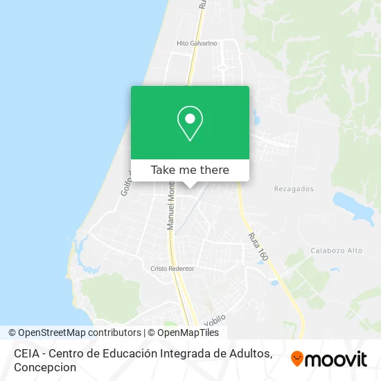 Mapa de CEIA - Centro de Educación Integrada de Adultos