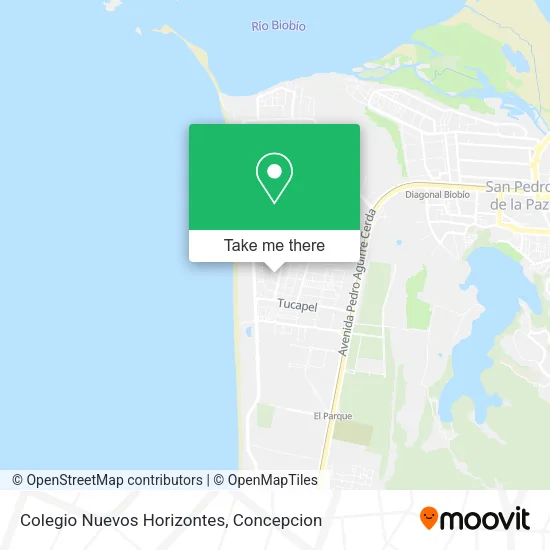 Mapa de Colegio Nuevos Horizontes