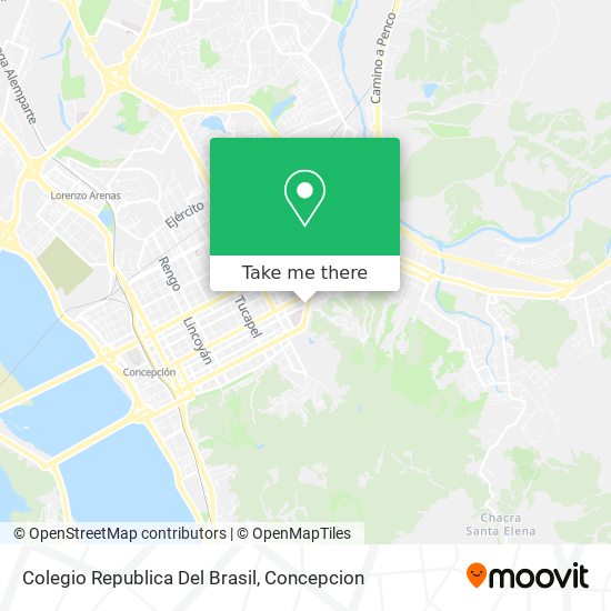 Mapa de Colegio Republica Del Brasil