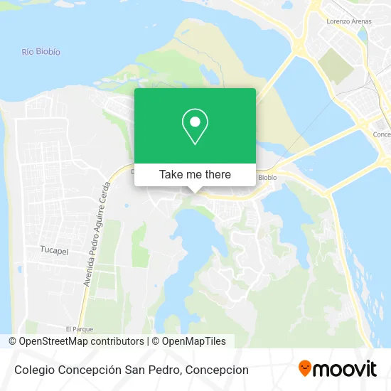 Mapa de Colegio Concepción San Pedro