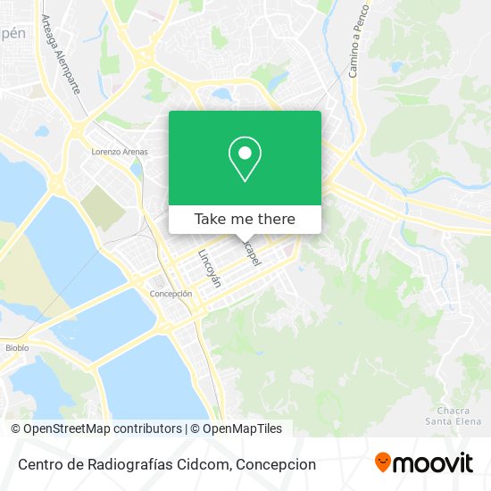 Mapa de Centro de Radiografías Cidcom