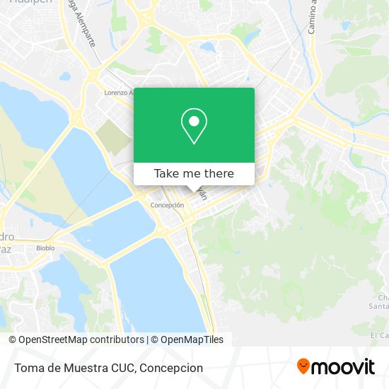 Toma de Muestra CUC map