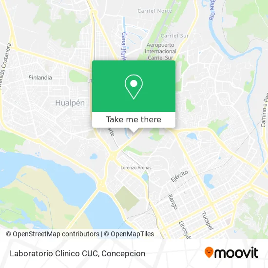 Laboratorio Clinico CUC map