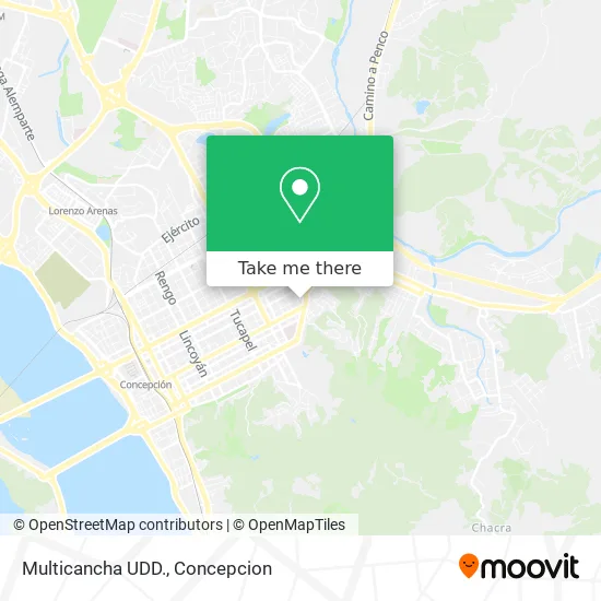 Multicancha UDD. map