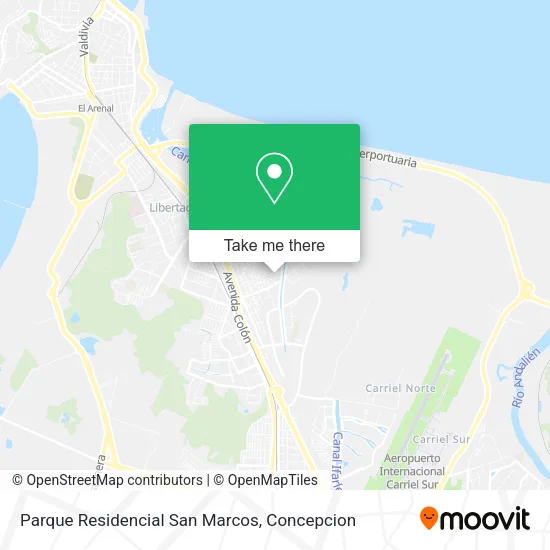 Mapa de Parque Residencial San Marcos