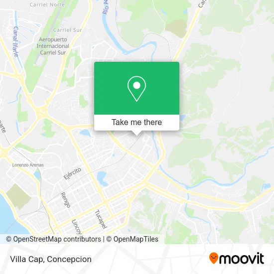 Mapa de Villa Cap