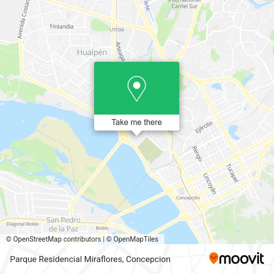 Mapa de Parque Residencial Miraflores