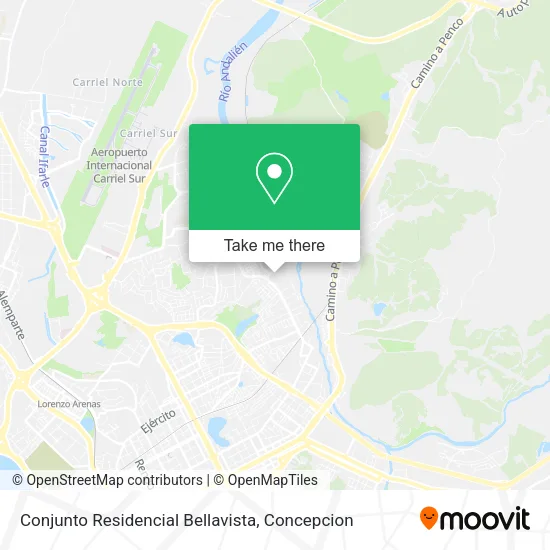 Mapa de Conjunto Residencial Bellavista