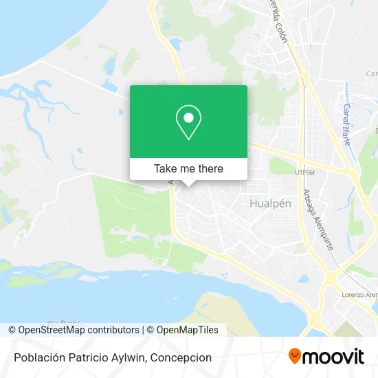 Mapa de Población Patricio Aylwin