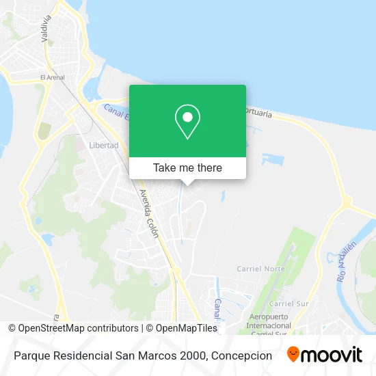 Mapa de Parque Residencial San Marcos 2000